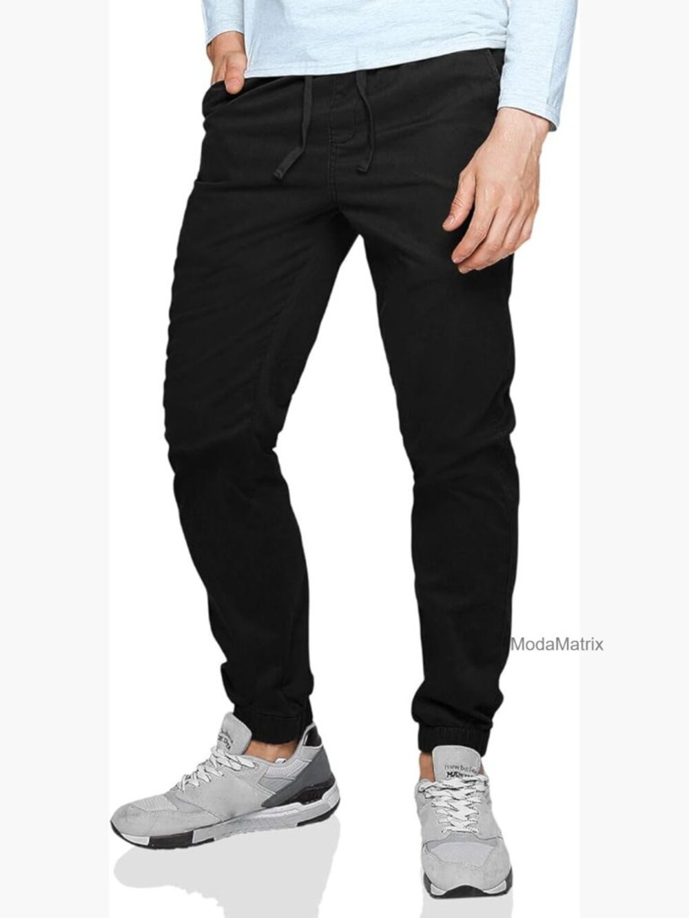 Men's Cotton Jogger Pants with Pockets 3P